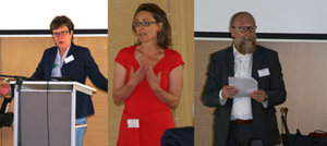Ria Janvier, Sonja Brouwers et Johan Janssens